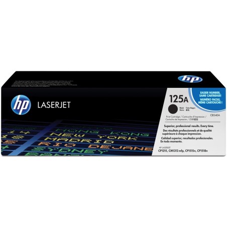 HP 125A Sort 2200 sider Toner CB540A